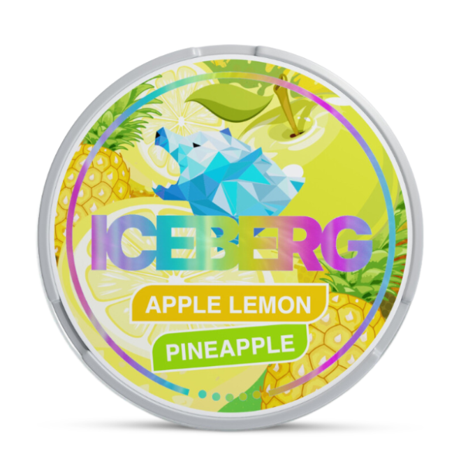 Iceberg-snus-apple-lemon-pineapple-nicotinepouch.com