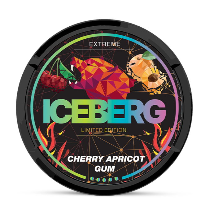 Iceberg-snus-cherry-apricot-gum-nicotinepouch.com