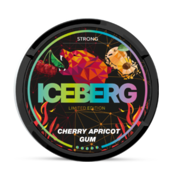 Iceberg-snus-cherry-apricot-gum-strong