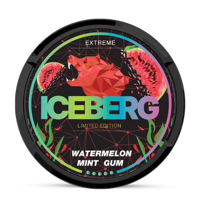 Iceberg-watermelon-mint-gum-extreme-nictinepouch.com