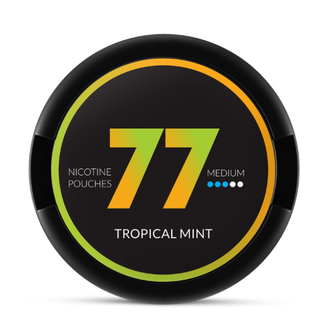 77-Tropical-Mint-Snus-Nicotine-Pouches